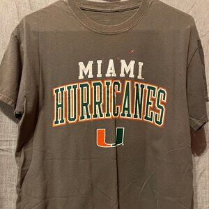 Grey Miami Dolphins Fanatics Tshirt, Size Medium